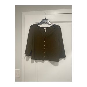 Brown H&M blouse size M